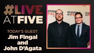Broadway.com #LiveatFive with Jim Fingal and John D'Agata of THE LIFESPAN OF A FACT