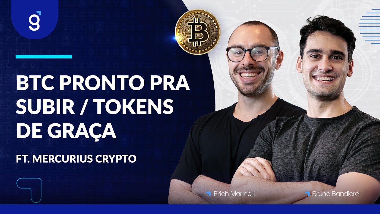 🔴 BITCOIN Pronto Para Novas ALTAS | Worldcoin DANDO dinheiro DE GRAÇA? |  ft. Mercurius | InCripto