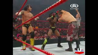 WWE Raw 15.12.2008: Kofi Kingston & CM Punk vs. The Miz & John Morrison - PL