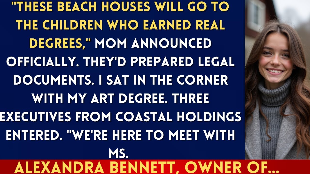 Семейное собрание после окончания учёбы: «Мы делим недвижимость на берегу моря» — до тех пор, пок...