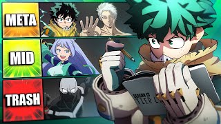 My Hero Ultra Rumble Season 13 Tier List! OFA Deku Edition!