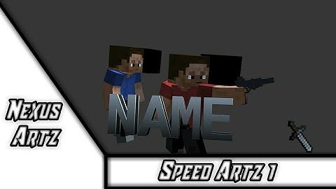 #1 Speed Artz Intro Para Minecraft Template Free [Prisma3D] | NexusArtz