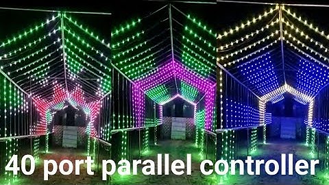 pixel 40 port parallel controller #pixel #led #leddecoration #pixeldecoration