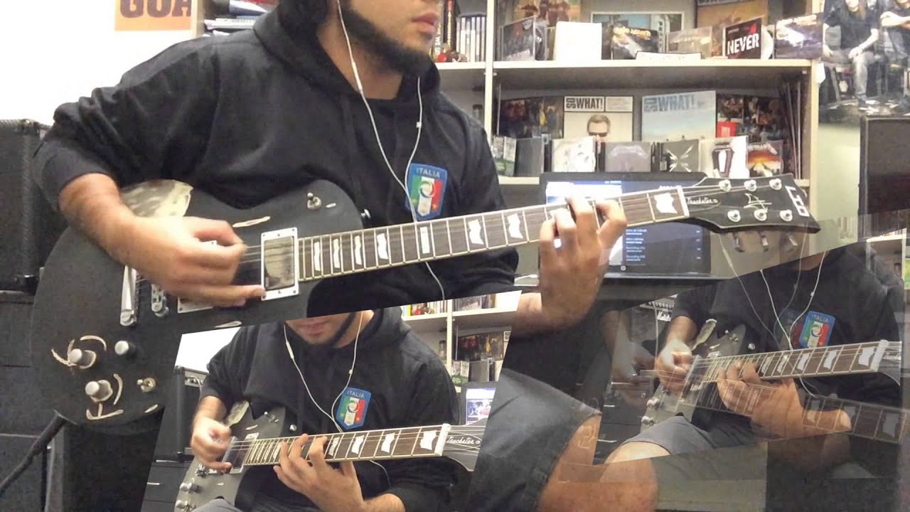 A day to remember - Right back at it again - guitar cover - YouTube