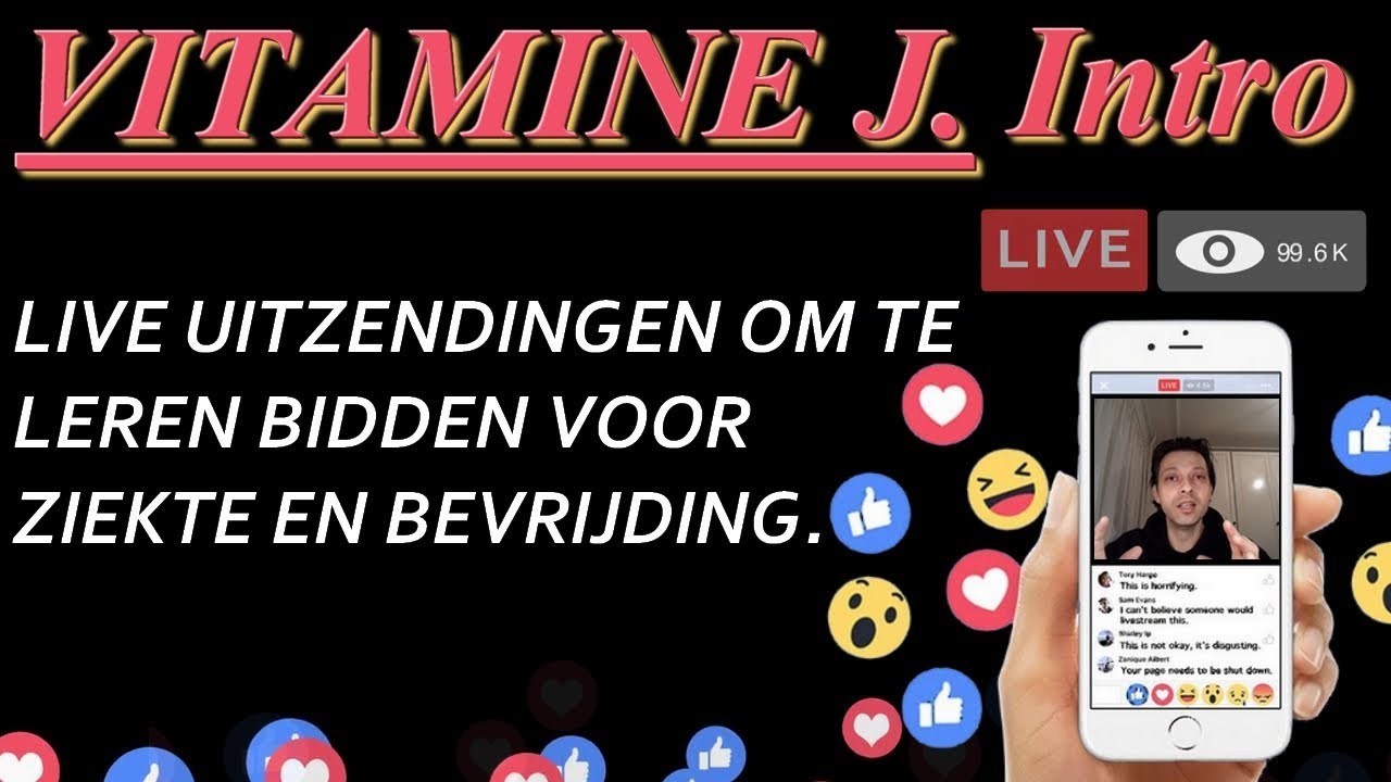 VITAMINE J intro / LIVE UITZENDINGEN OM TE LEREN BIDDEN VOOR ZIEKTE EN