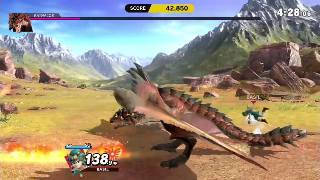 Super Smash Bros Ultimate (NS) Classic Mode Boss Rathalos (Hero