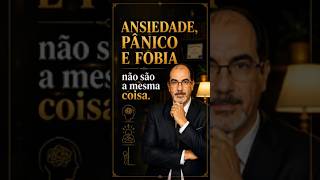 Ansiedade, pânico e fobia parecem a mesma coisa... mas não são. #ansiedade #psicanálise