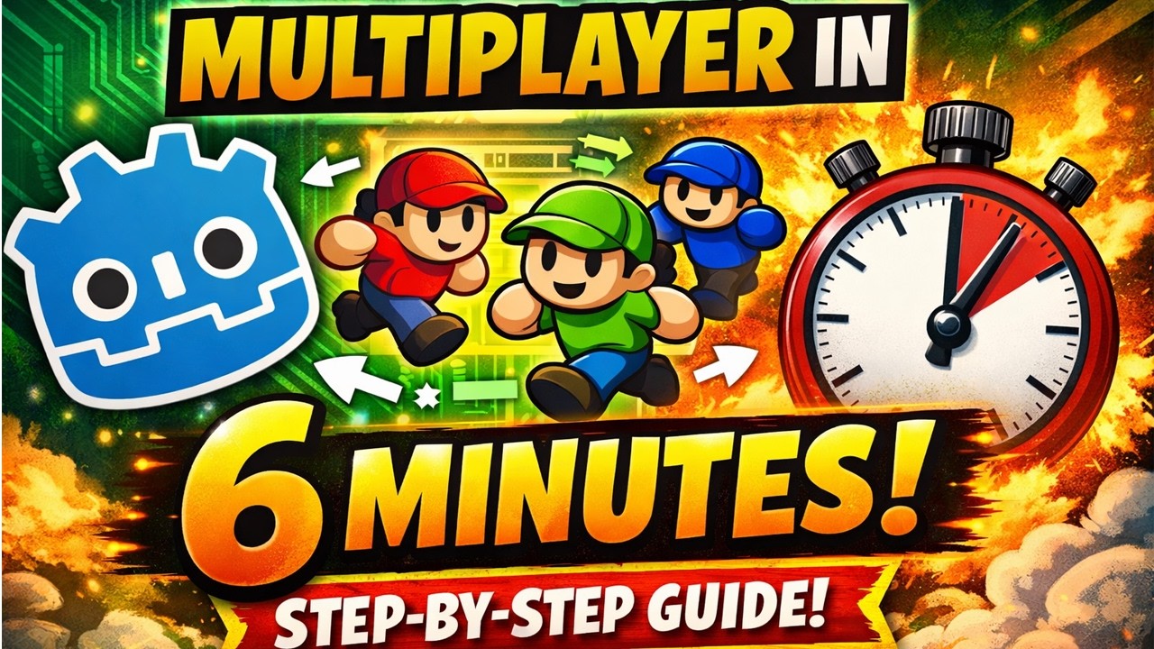 Create a Multiplayer System in Godot (Easy Beginner Guide) - YouTube