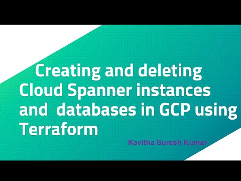 Creating and deleting Cloud Spanner instances and databases in GCP using Terraform