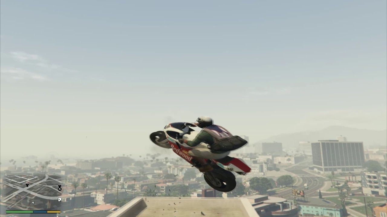 GTA V Motorcycle stunt YouTube