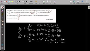 Tree diagrams and conditional probability-IB Maths AI and AA
