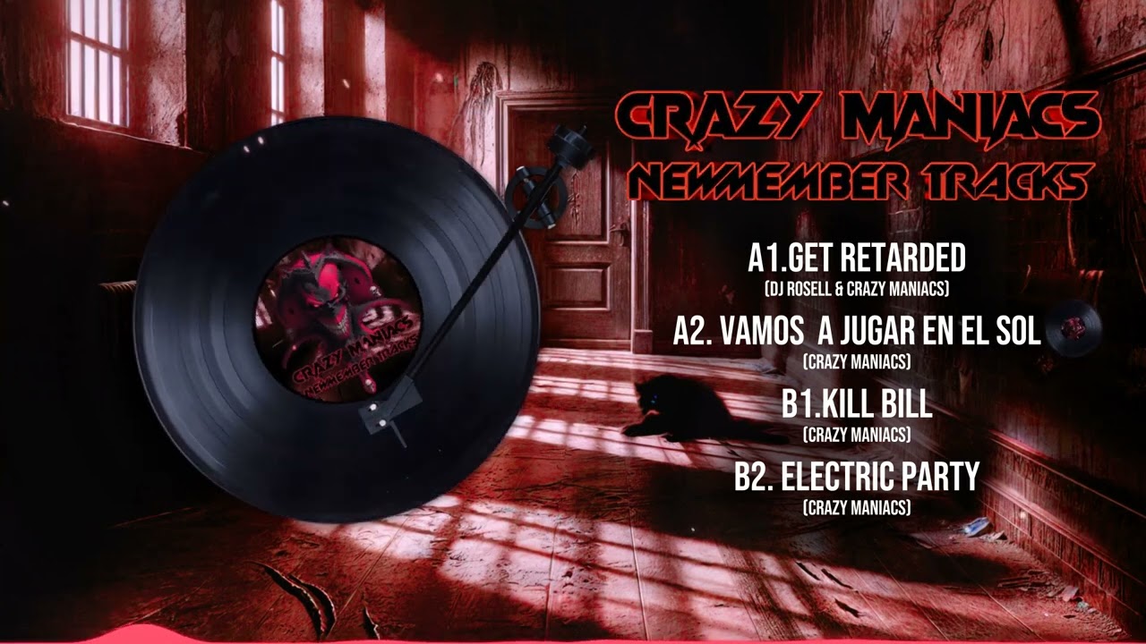 Vinilo Crazy Maniacs - Newmember Tracks
