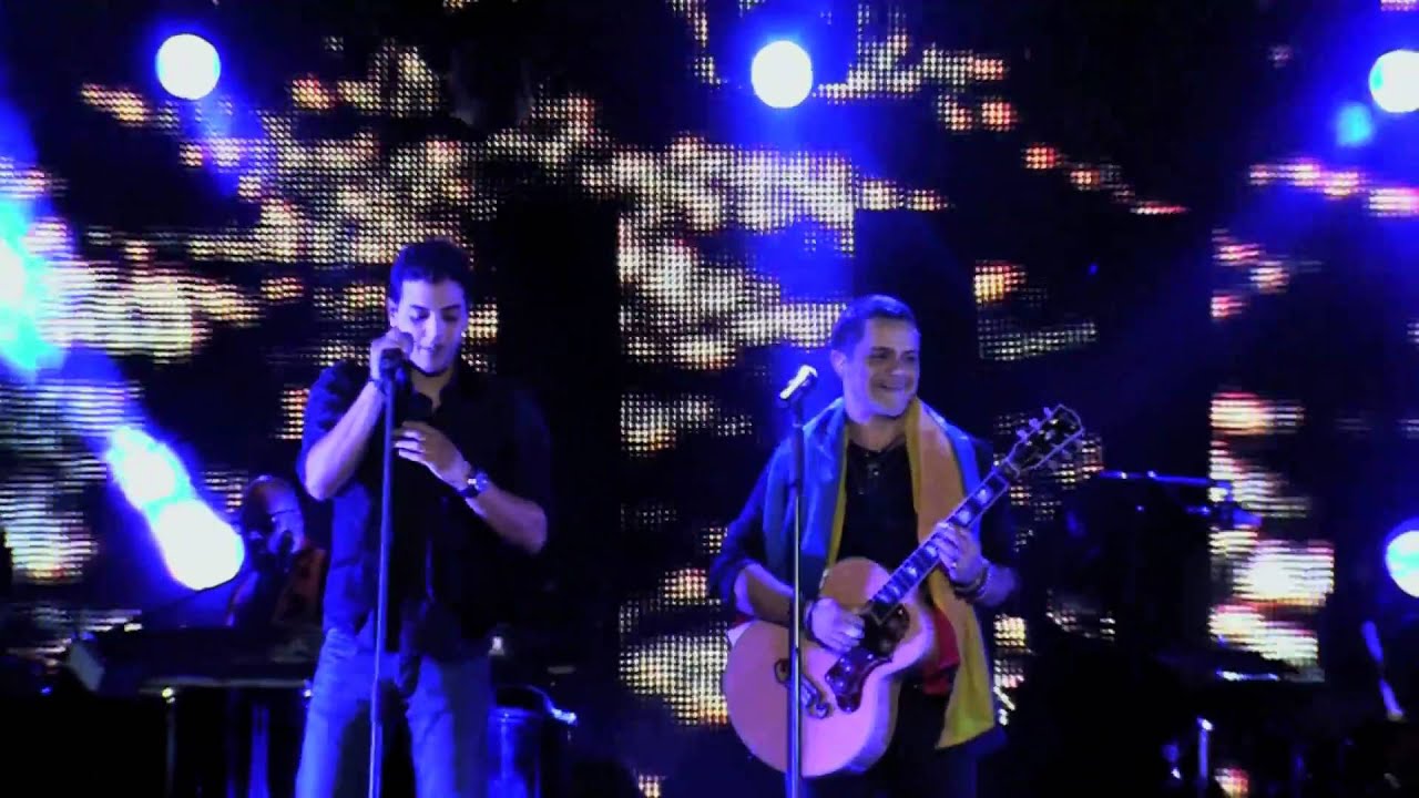 Alejandro Sanz y Victor Muñoz - La Fuerza del Corazón (Caracas - Venezuela)