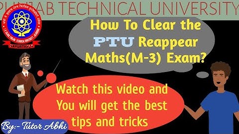 🔴PTU-OBE | M-3 Reappear Exam Tips And Tricks | CS IT | 3rd Sem Reappear Exam Best tips by Tutor Abhi