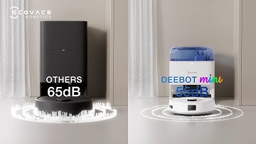 Peaceful floors, undisturbed purrs. 🐾💤 #DEEBOTmini