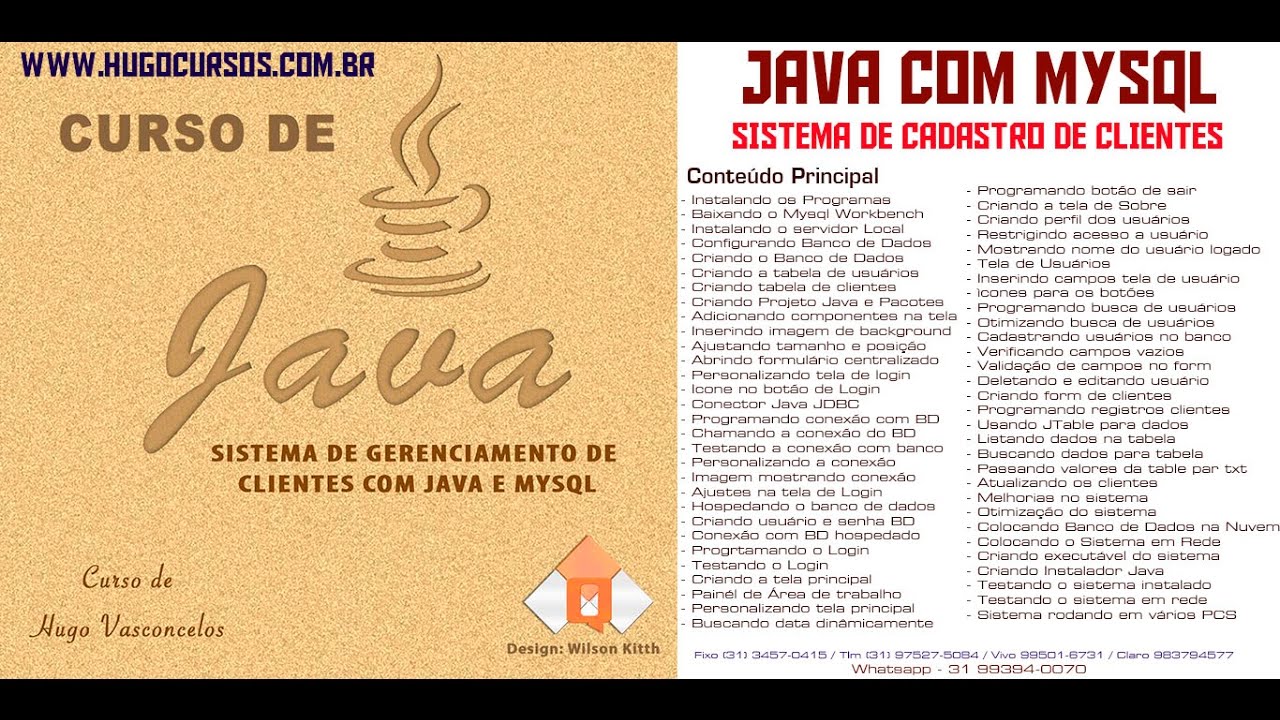 Curso de Java Mysql - Testando o sistema em Rede - YouTube
