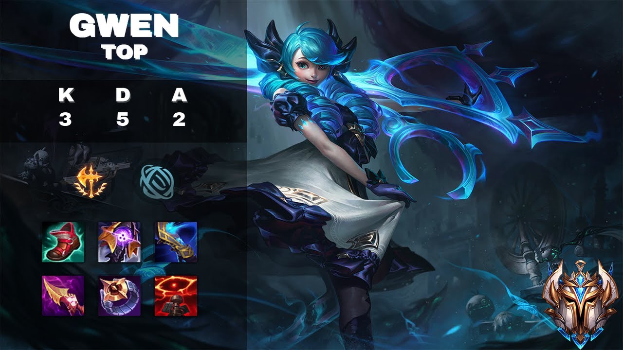 curty | Top Gwen vs KSante - Challenger League of Legends Replay