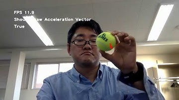 2015-04-08 画像処理（OpenCV）でテニスボールの加速度ベクトルを描画する（20フレーム平均版）