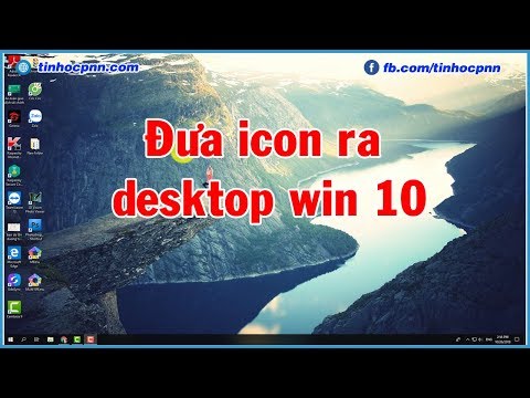 Hướng dẫn đưa biểu tượng icon ra màn hình desktop win 10