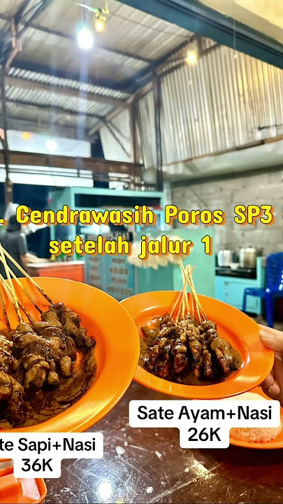 Recommendations for delicious satay in Timika #culinary #timika #homeshorts #youtubeshorts #trend...