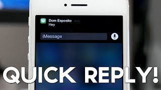 iOS 8 Top Features: Quick Reply (Interactive Notifications)