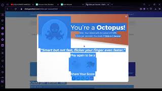 Clicks per Second   Click speed test in 1 second