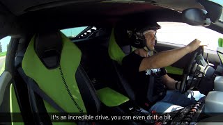 Lamborghini on track at the World Ducati Week 2016 with MotoGP riders