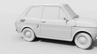 Fiat 126p (Blender 3D model) Fiat 126 3d Model