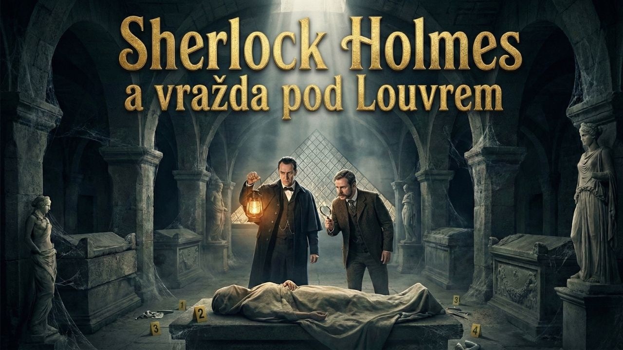 Sherlock Holmes a vražda pod Louvrem | Příběh Sherlocka Holmese.