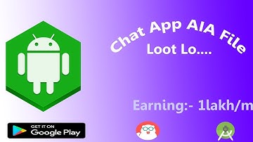 #AIAFiles(New Top High Quality AiA files)Chating App Aia File,Thunkable Aia Files