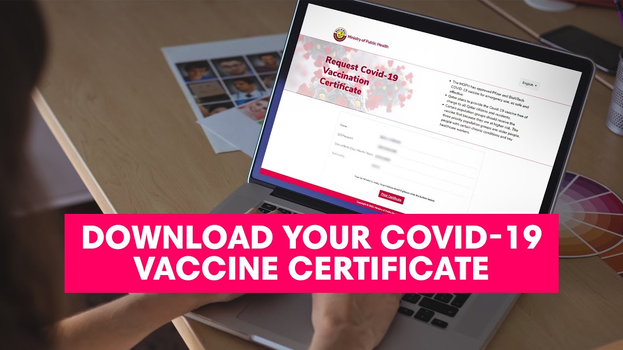 How To Download Your Covid 19 Vaccination Certificate Youtube [ 720 x 1280 Pixel ]