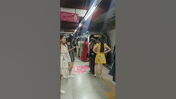 Delhi Metro station Girl