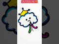 How to Draw a Windy Cloud 🌬️☁️ | Easy Drawing for Kids #windyclouddrawing #kidsdrawing #howto
