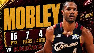 Evan Mobley 15 pts 7 rebs 4 asts vs Knicks 2026 PO G4