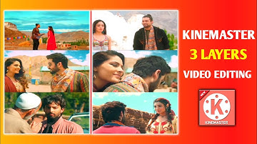 How to make 3 layer video editing in kinemaster|| kinemaster 3 layers video editing 2021