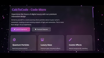 How to create a beautiful glassmorphism Website using HTML, CSS & JS (Free Source Code)