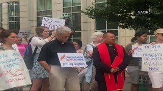 Activists protest ICE, detention centers outside ICE headquarters