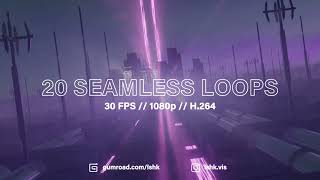 Synthwave VJ Loops - Visual Pack #1 (Trailer)