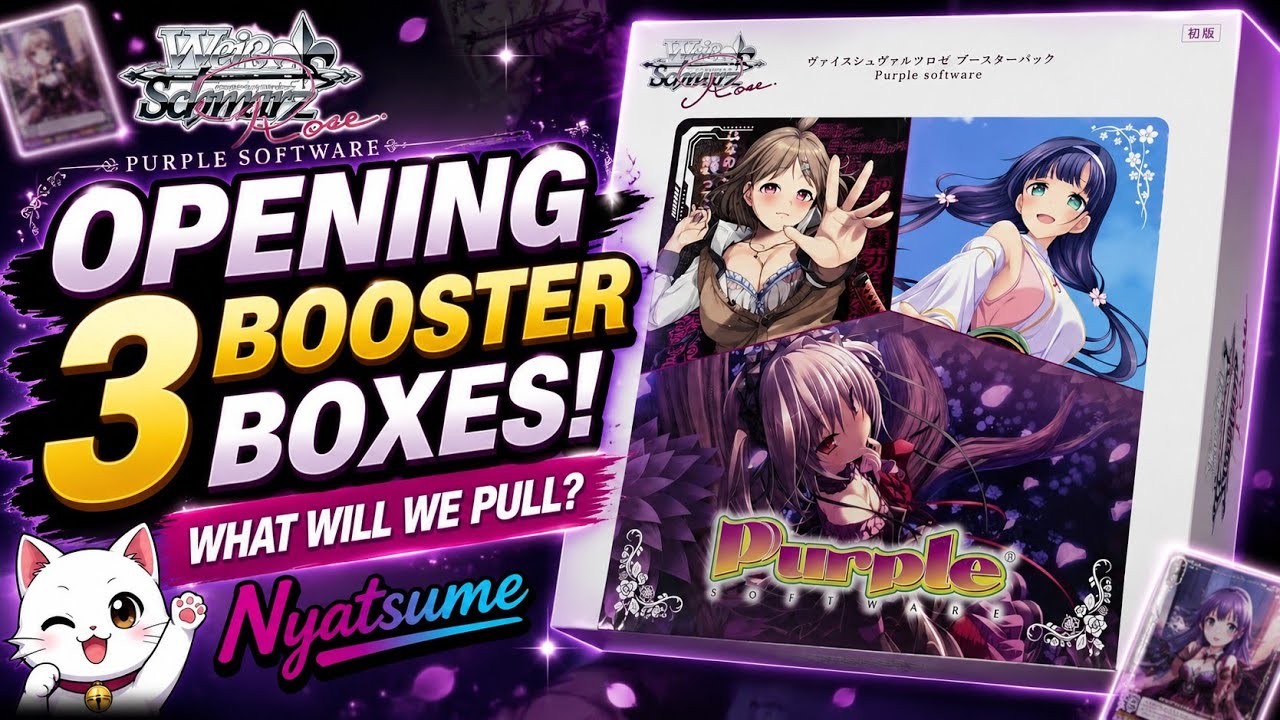 WSR] 🔥 Weiss Schwarz Rose: Purple Software | Opening 3 Booster