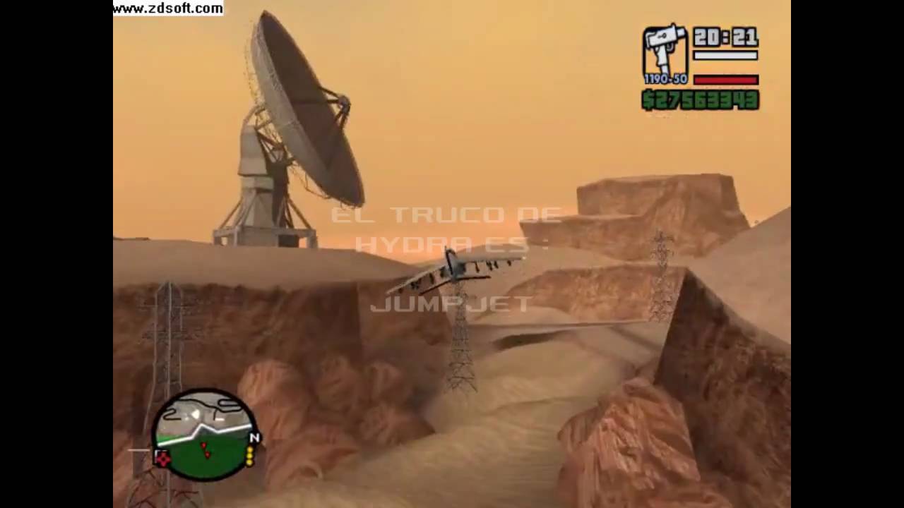 GTA San Andreas como manejar el hydra YouTube