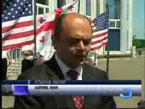 ბათუმის პორტში ამერიკის სამხედრო საზღვაო ძალების კუთვნილი კრეისერი 'Anzio' შემოვიდა