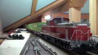 DD51コンテナ列車(1/45スケールOJゲージ)