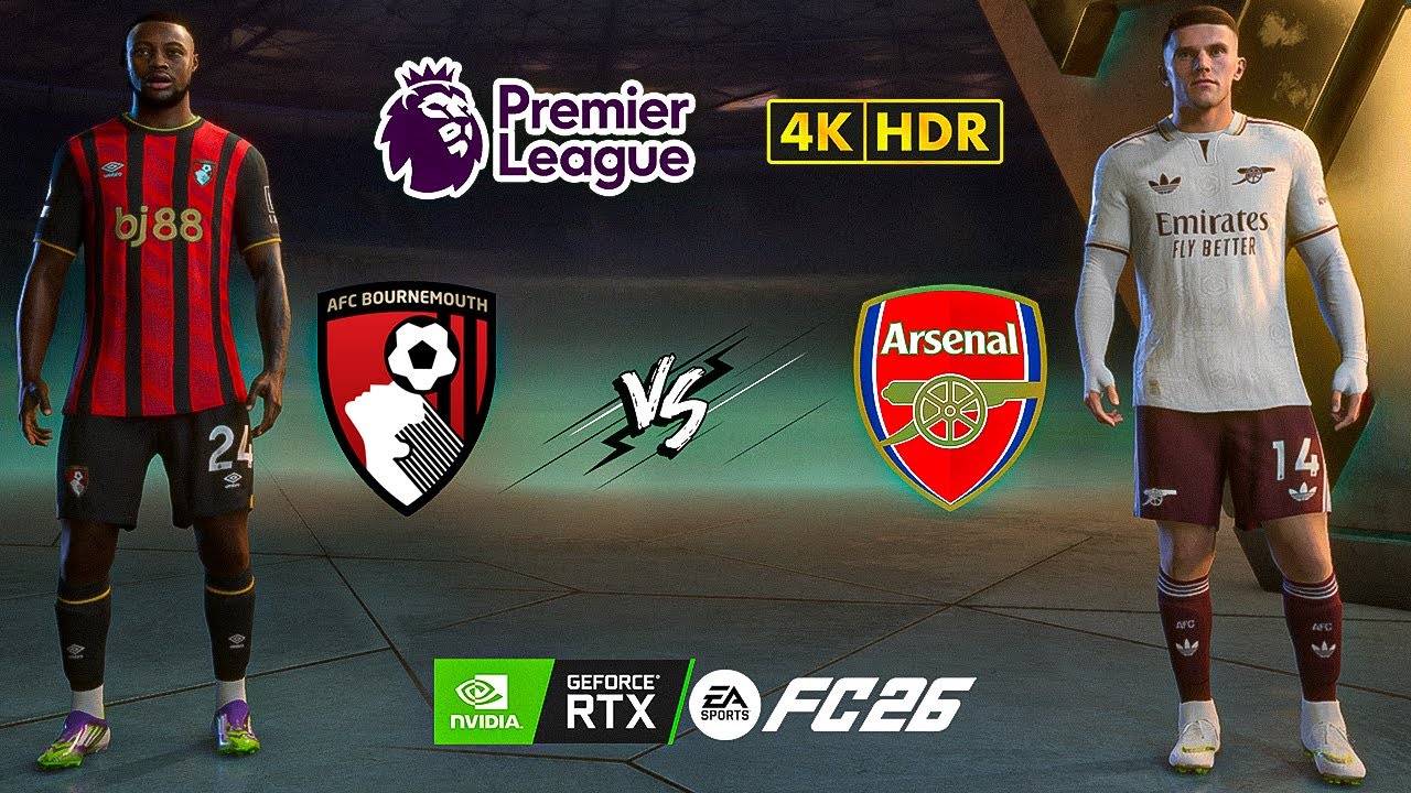 Bournemouth vs Arsenal | Premier League 25/26 HIGHLIGHTS | FC 26 PC MOD 4K