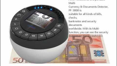 Currency & Documents Detector PF-3000（Coin Counter, Currency Counter,）