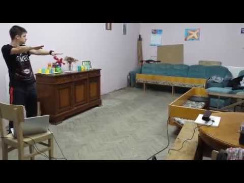 UAV control with human gesture - BSc demo at UTCN-Aut