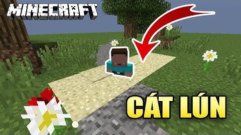 Troll NOOB Bằng Bẫy Cát Lún: Minecraft Troll