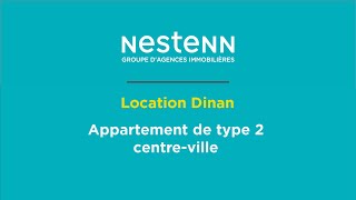 A LOUER DINAN APPARTEMENT DE TYPE 2 CENTRE-VILLE
