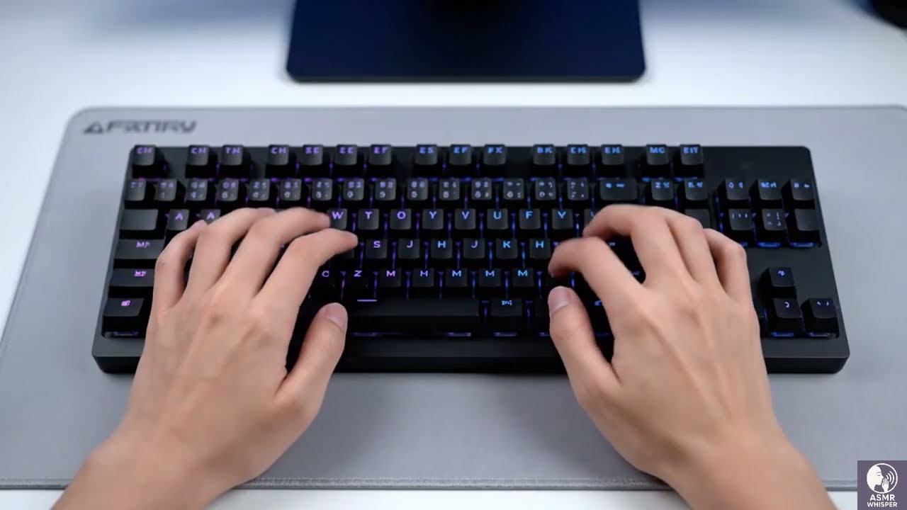 ASMR Fast Mechanical Keyboard Typing with Cherry MX Blue – 3 Hours