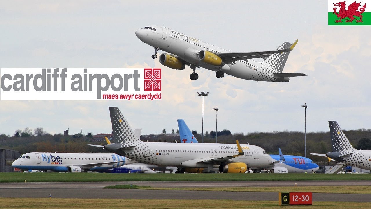 Full day PlaneSpotting Cardiff Airport EGFF [Wales] May 2018