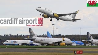 Full day PlaneSpotting Cardiff Airport EGFF [Wales] May 2018